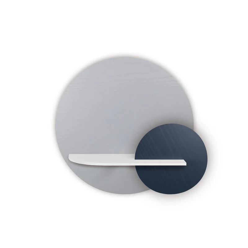 Alba Floating Wall Shelf · Grey Circle