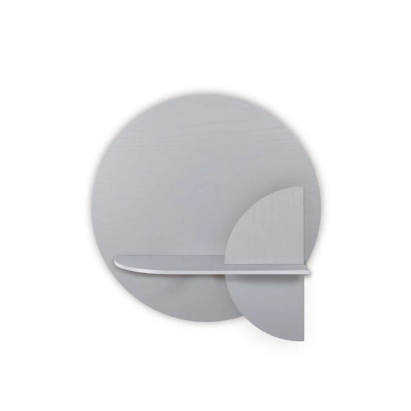 Alba Floating Wall Shelf · Grey Circle