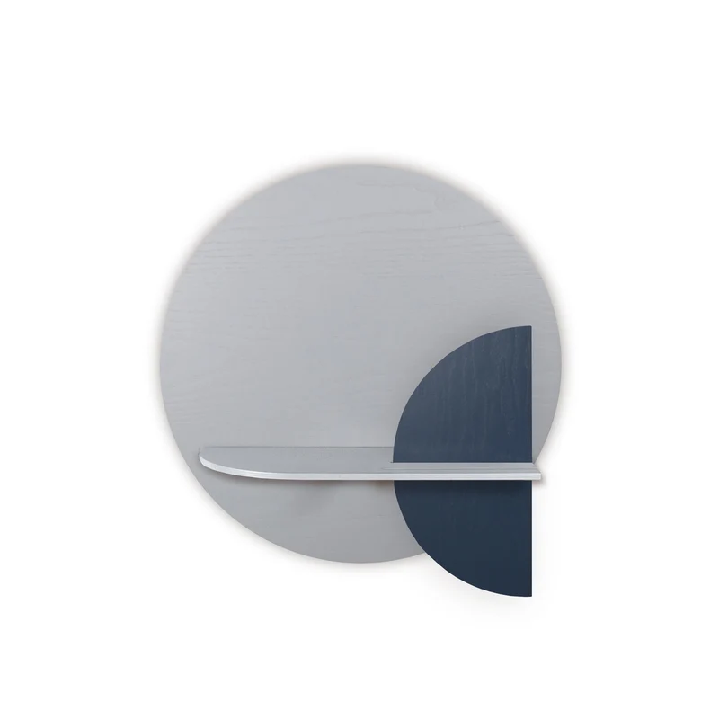 Alba Floating Wall Shelf · Grey Circle