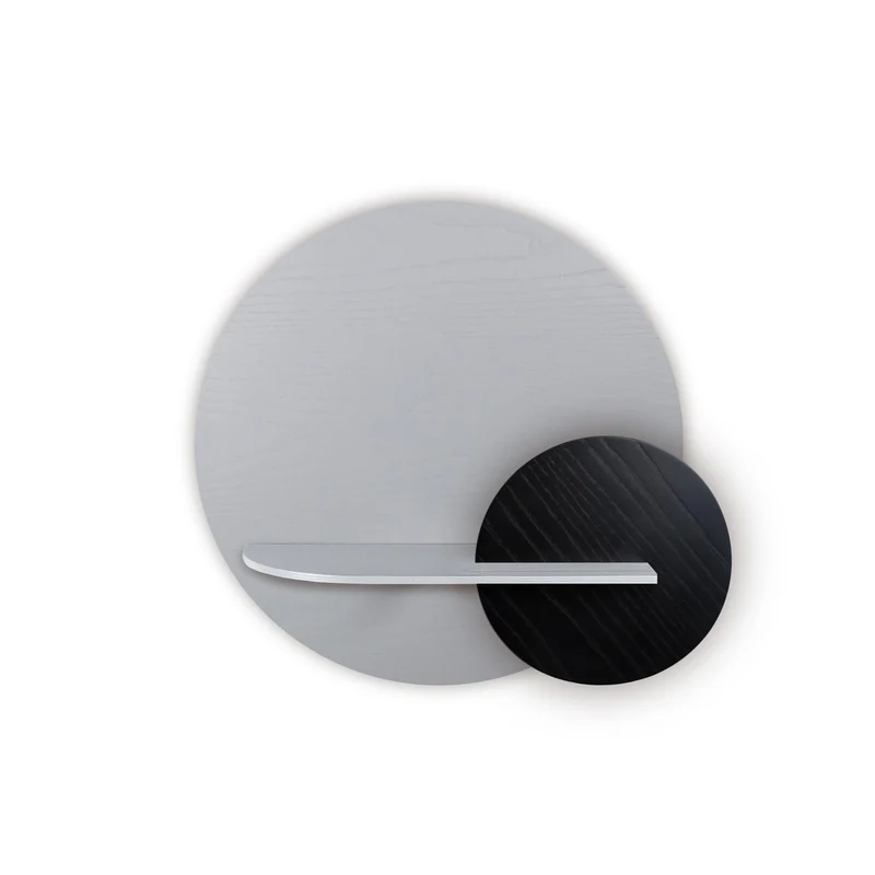 Alba Floating Wall Shelf · Grey Circle