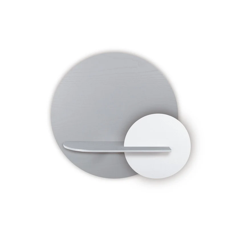 Alba Floating Wall Shelf · Grey Circle