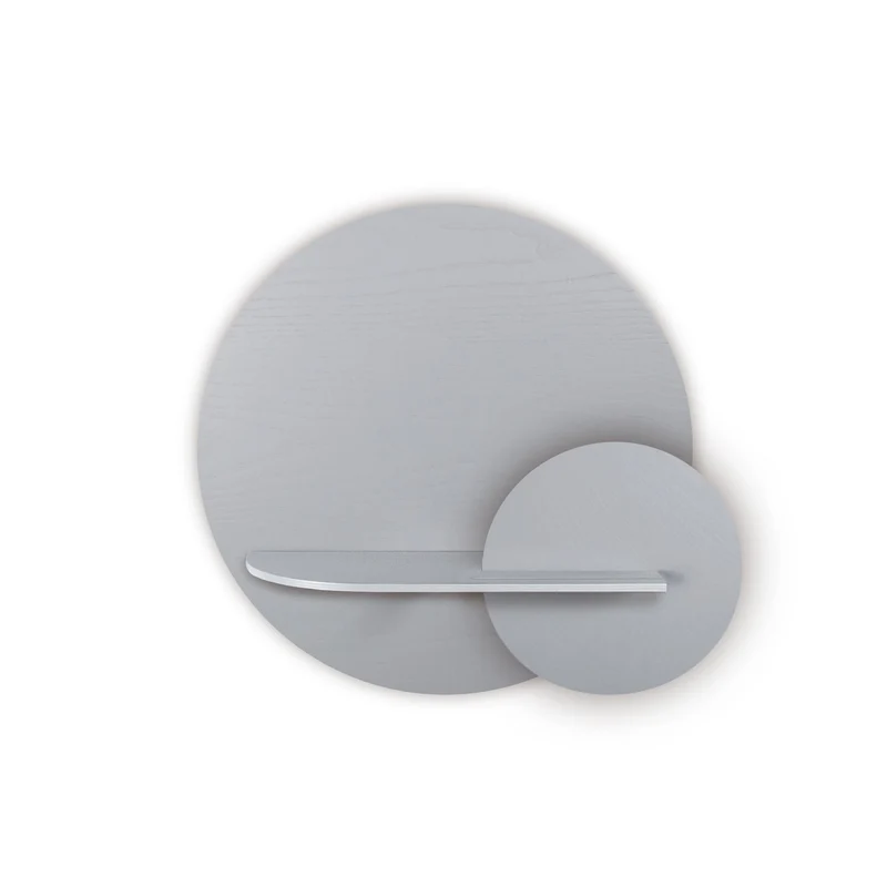 Alba Floating Wall Shelf · Grey Circle