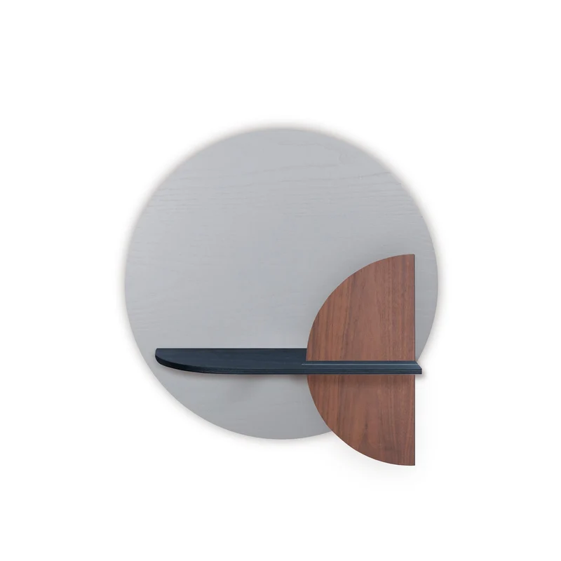 Alba Floating Wall Shelf · Grey Circle