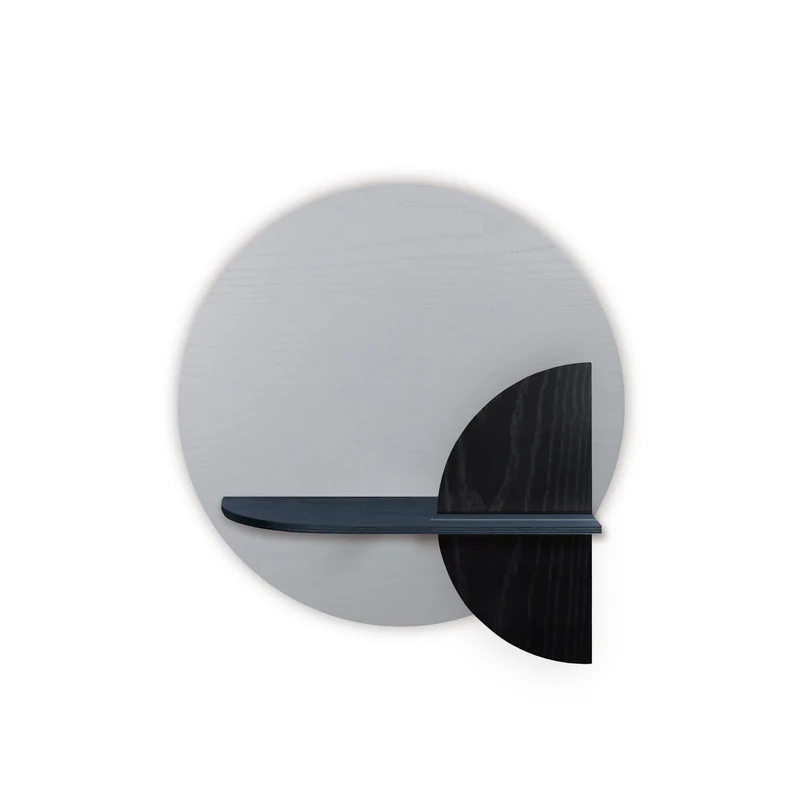 Alba Floating Wall Shelf · Grey Circle