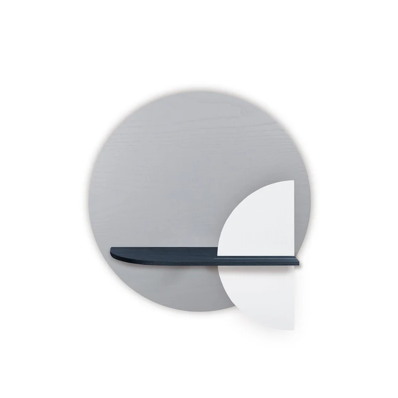Alba Floating Wall Shelf · Grey Circle