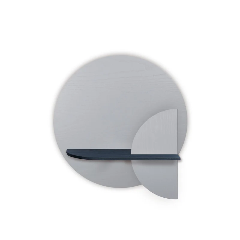 Alba Floating Wall Shelf · Grey Circle