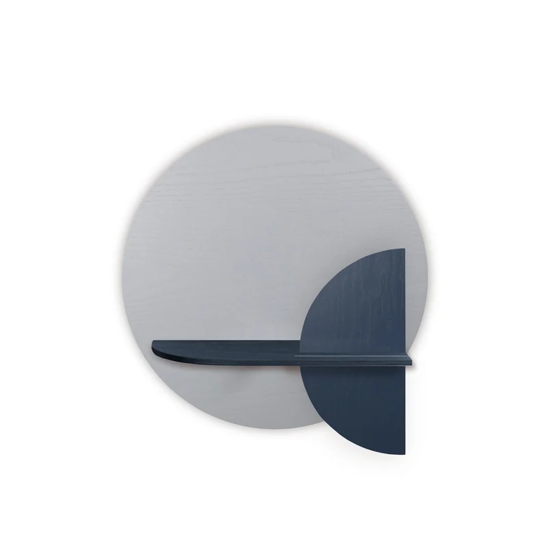Alba Floating Wall Shelf · Grey Circle