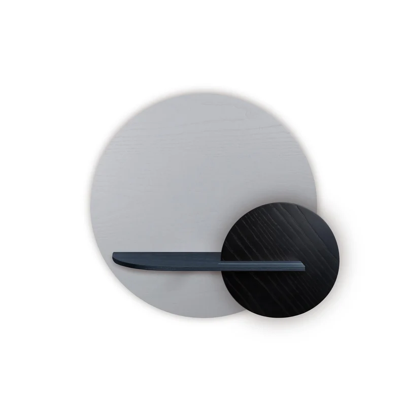 Alba Floating Wall Shelf · Grey Circle