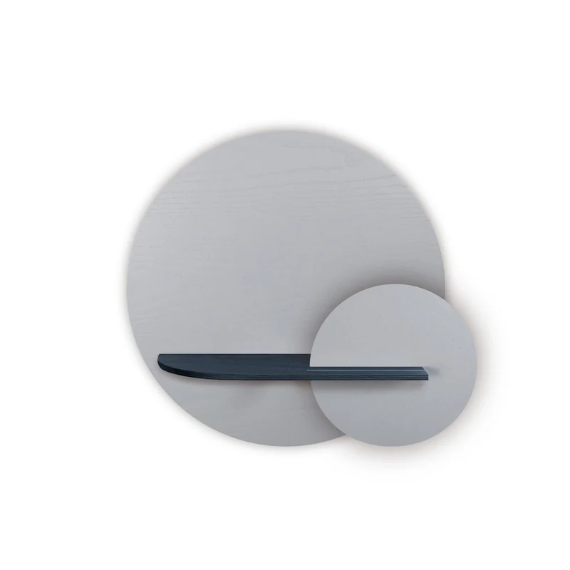 Alba Floating Wall Shelf · Grey Circle