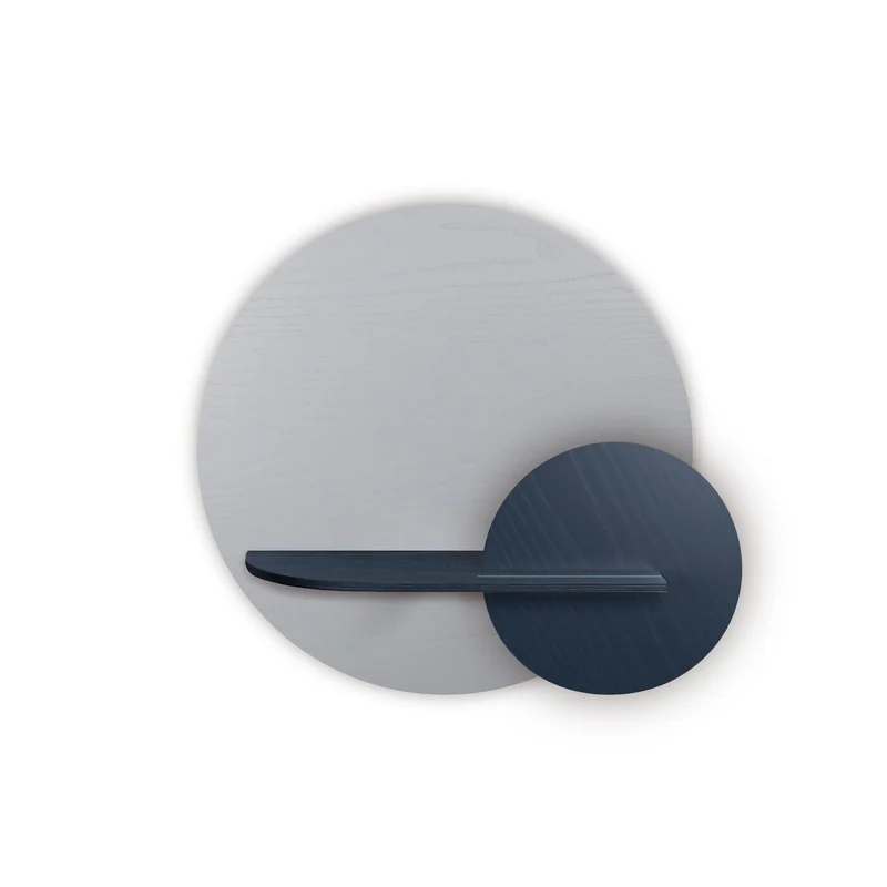 Alba Floating Wall Shelf · Grey Circle