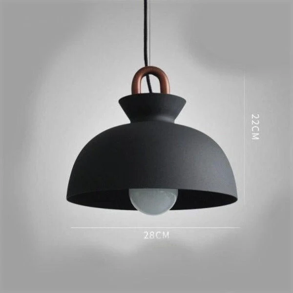Lampe Suspension Industrielle Noire