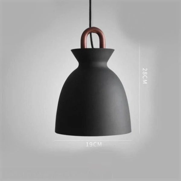 Lampe Suspension Industrielle Noire