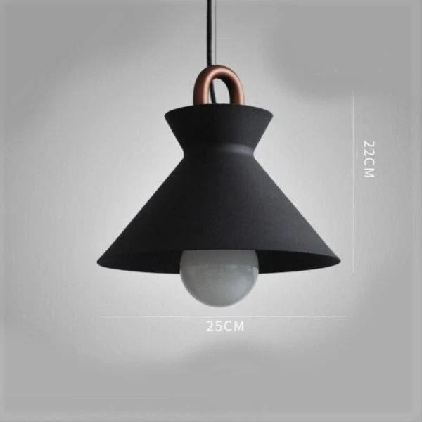 Lampe Suspension Industrielle Noire