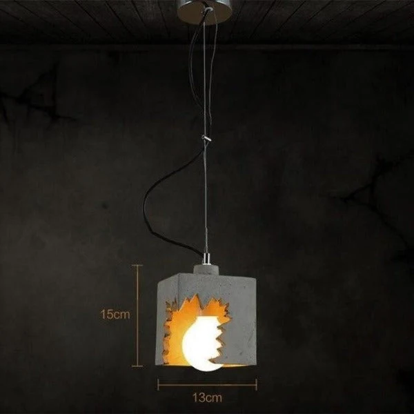 Lustre Industriel De Salon