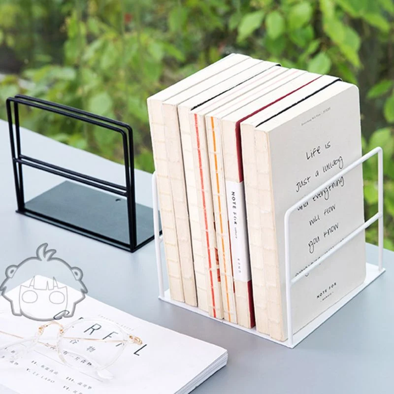 Serre livre de bureau blanc