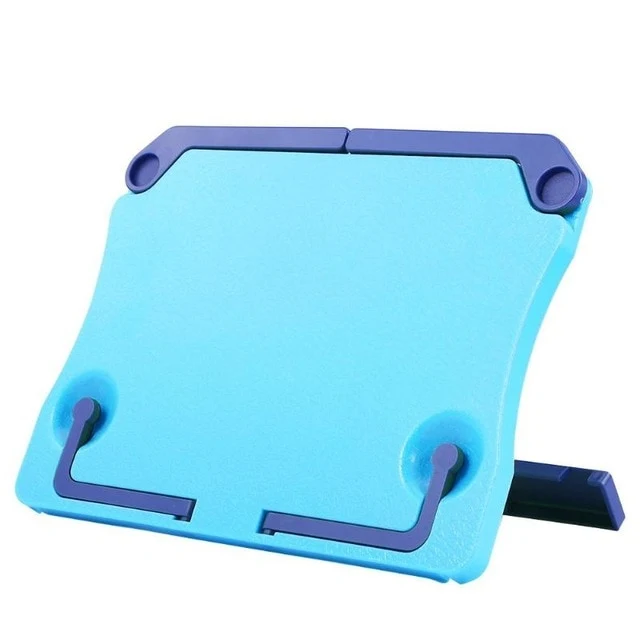 Support de livre en plastique bleu