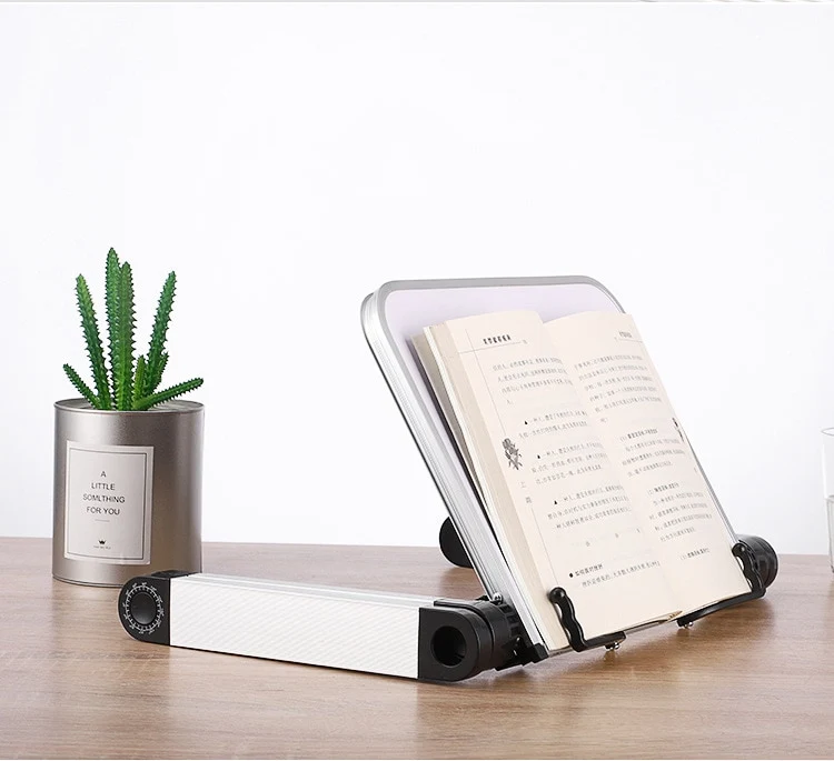 Support de livre articulé blanc