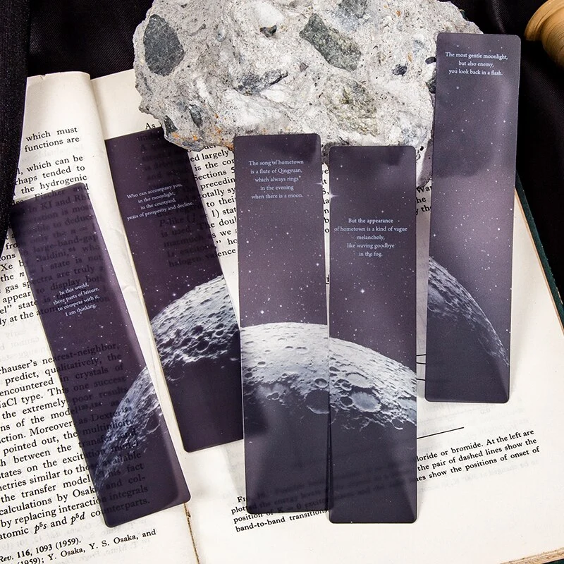 5 Marque pages lune