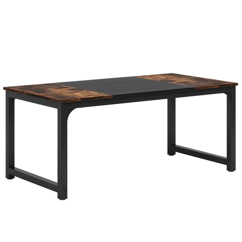 Tribesigns Bureau pour ordinateur, Bureau télétravail Mobilier de bureau design