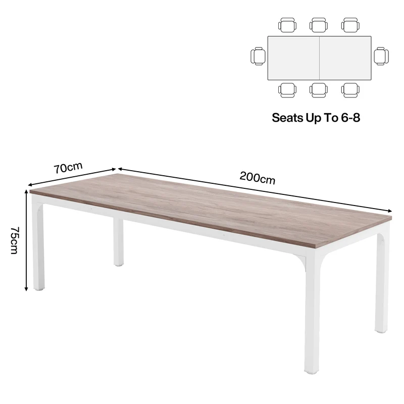 Tribesigns Bureau d'ordinateur, Bureau informatique Table longue pour deux