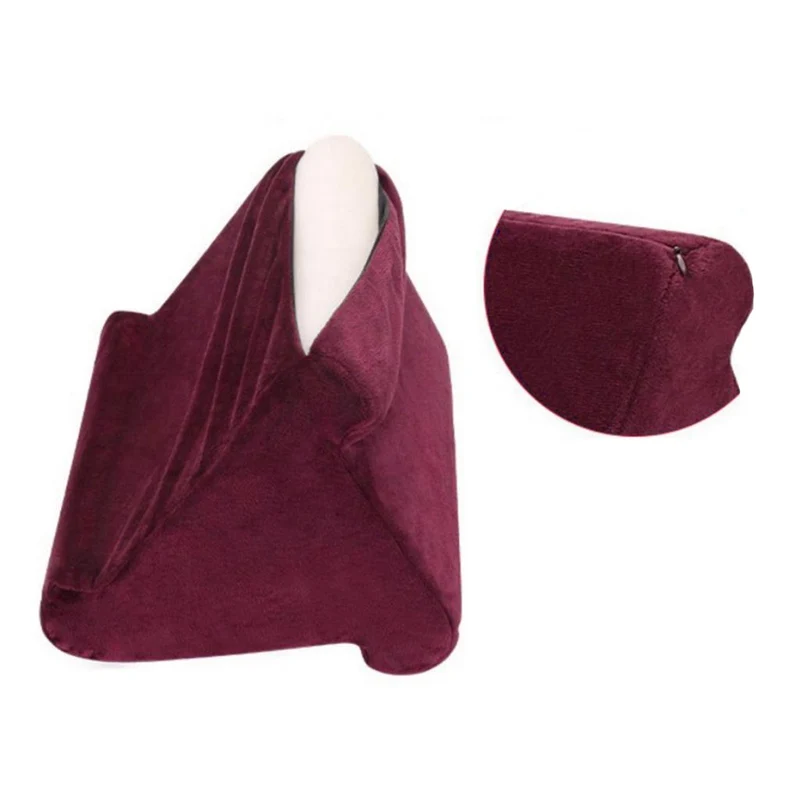 Coussin porte livre rouge