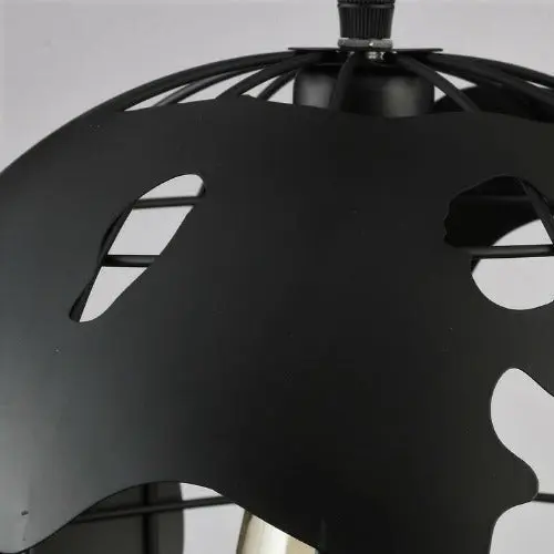 Suspension Industrielle Globe Métallique Lampe