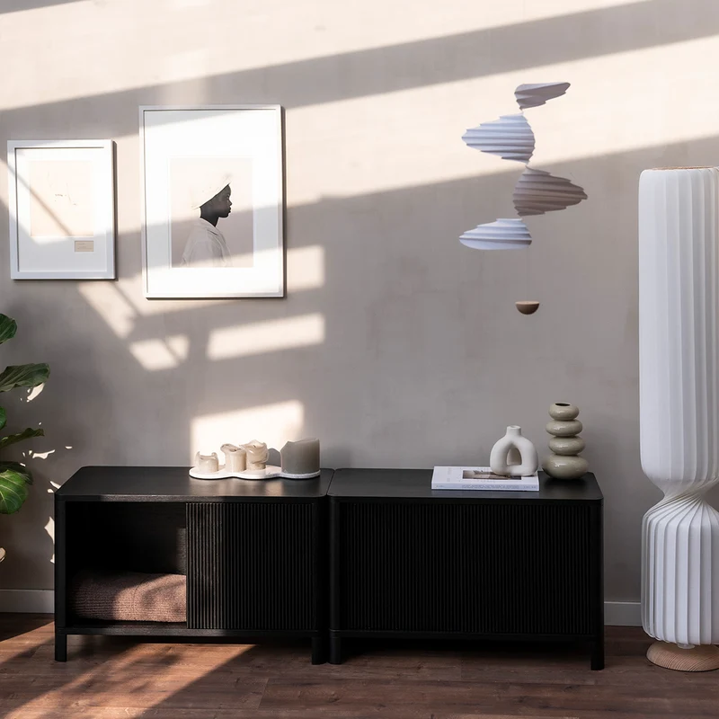 Cloe Low Sideboard · Black