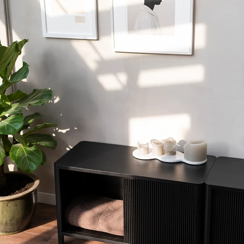 Cloe Low Sideboard · Black