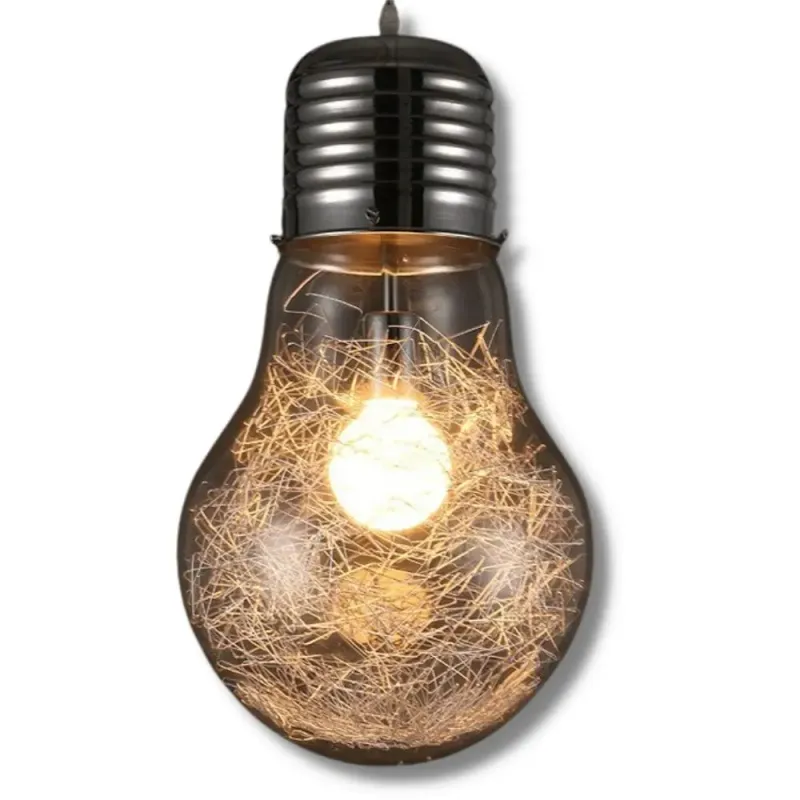 Suspension Industrielle Ampoule