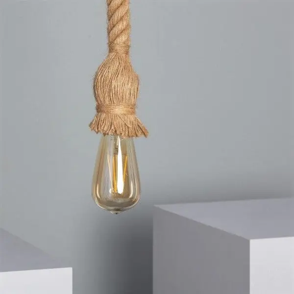 Suspension Industrielle Avec Corde