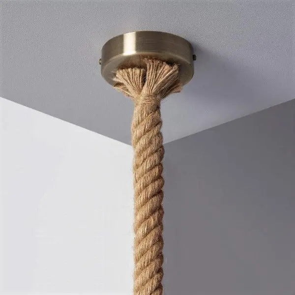 Suspension Industrielle Avec Corde