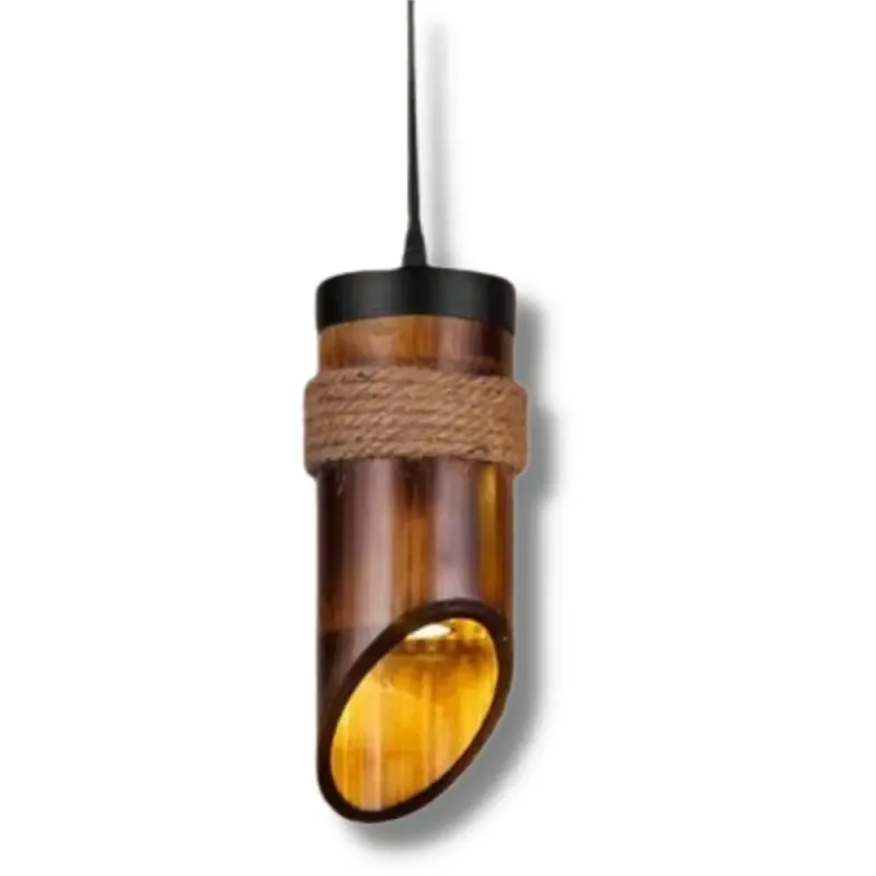 Suspension Industrielle Bambou