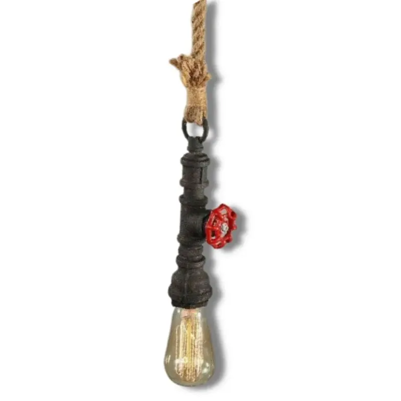 Suspension Industrielle Corde Couleur