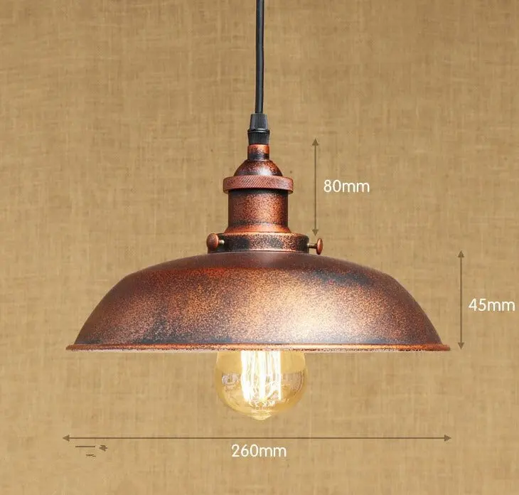 Suspension Industrielle Cuivrée
