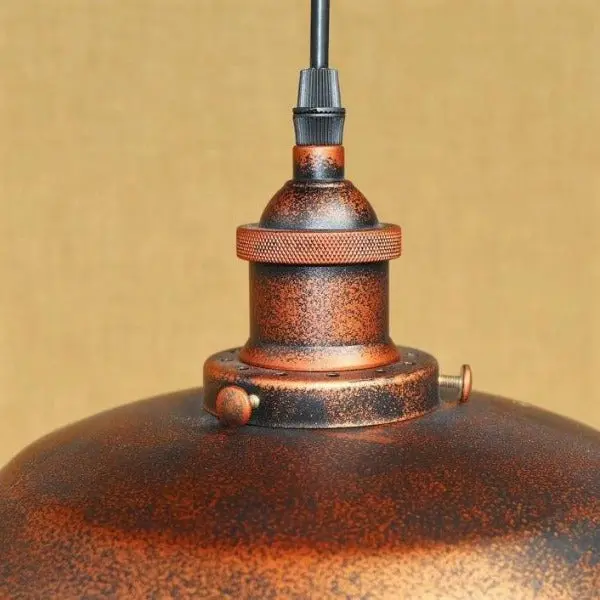 Suspension Industrielle En Cuivre 63 cm