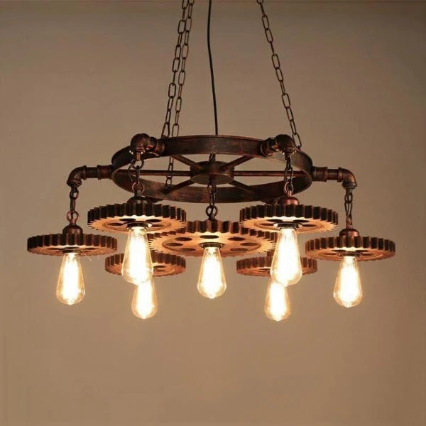 Suspension Industrielle En Métal 80 cm