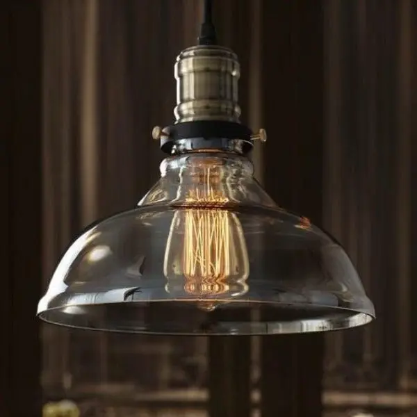 Suspension Industrielle En Verre