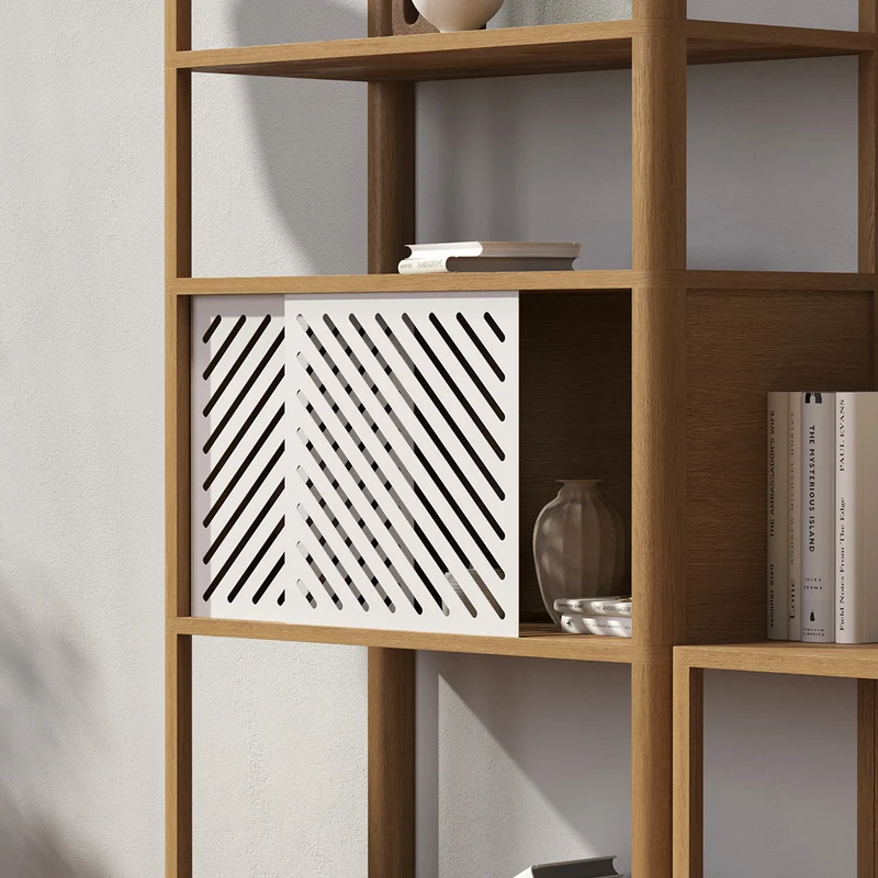 Cloe Oak Low Storage Unit
