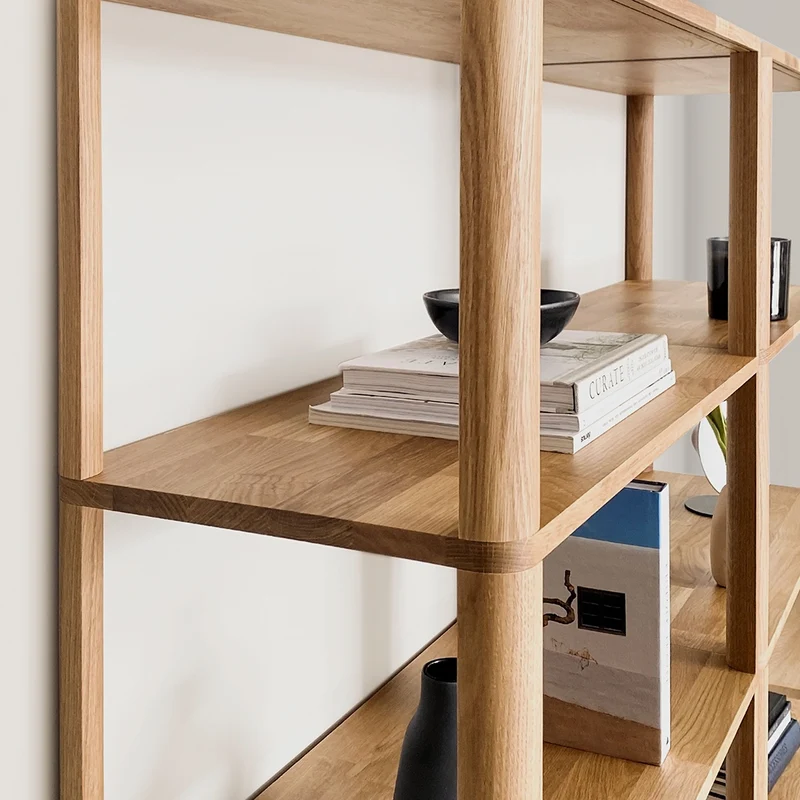 Cloe Oak Low Storage Unit