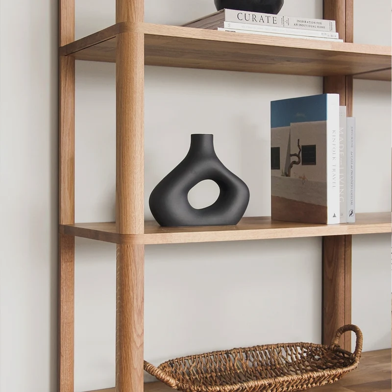 Cloe Oak Low Storage Unit