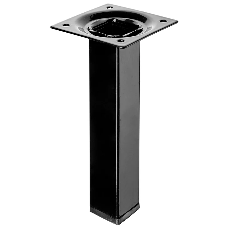 TABLE FOOT ACC. BLACK 25X25 H.150