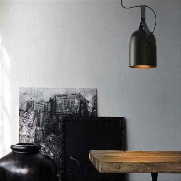 Suspension Industrielle Loco Noire