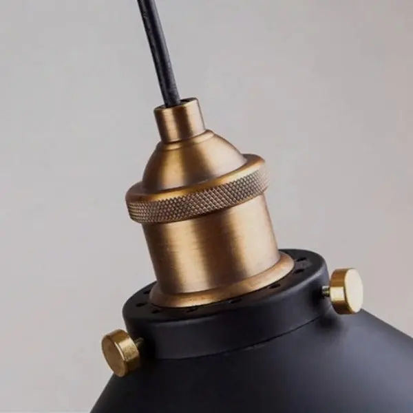 Suspension Industrielle Noire De Cuisine