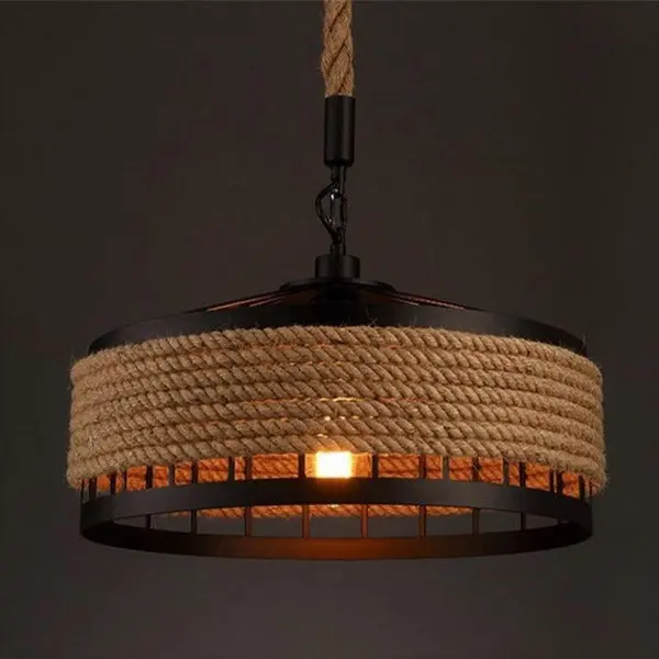 Suspension Industrielle Noire Pas Cher