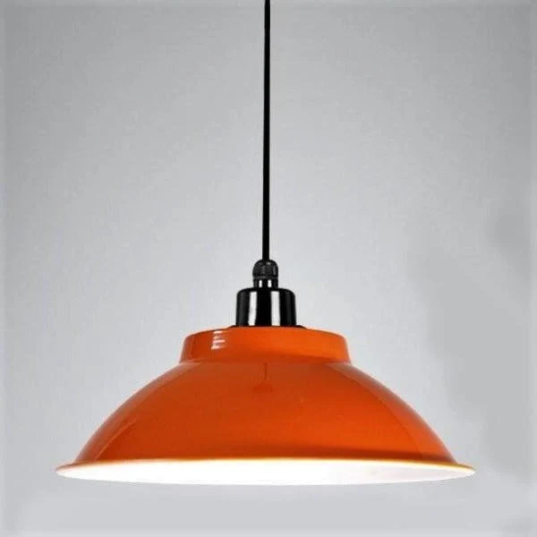 Suspension Industrielle Orange