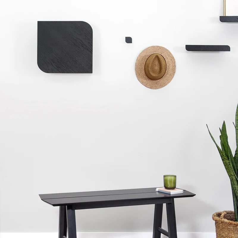 Cielo Wall Cabinet · Black