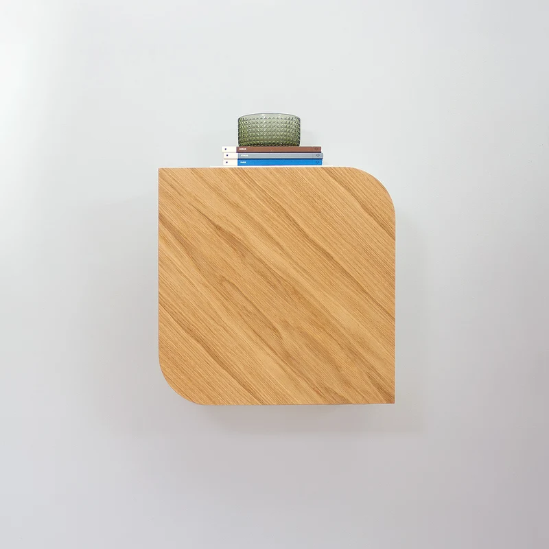 Cielo Wall Cabinet · Oak & White