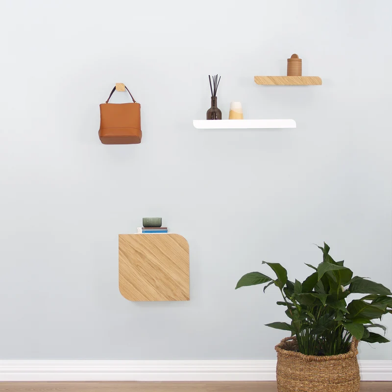 Cielo Wall Shelf · Medium White