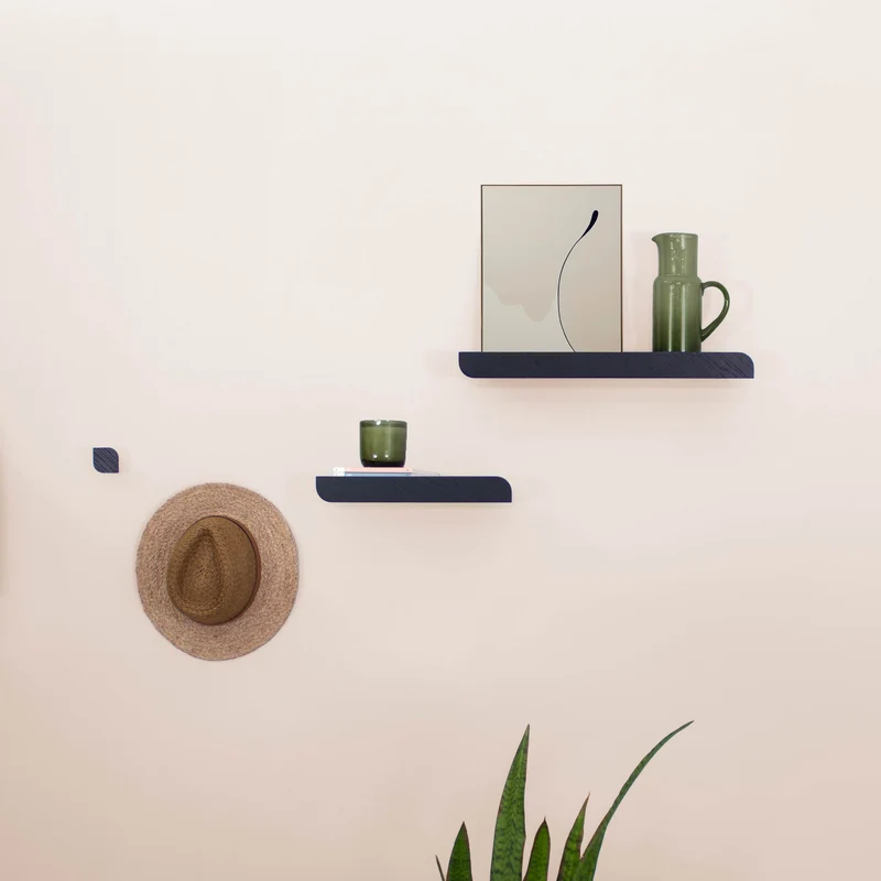 Cielo Wall Shelf · Medium Black