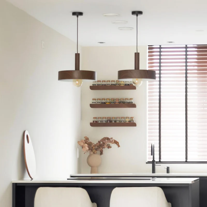 Cielo Wall Shelf · Small Walnut